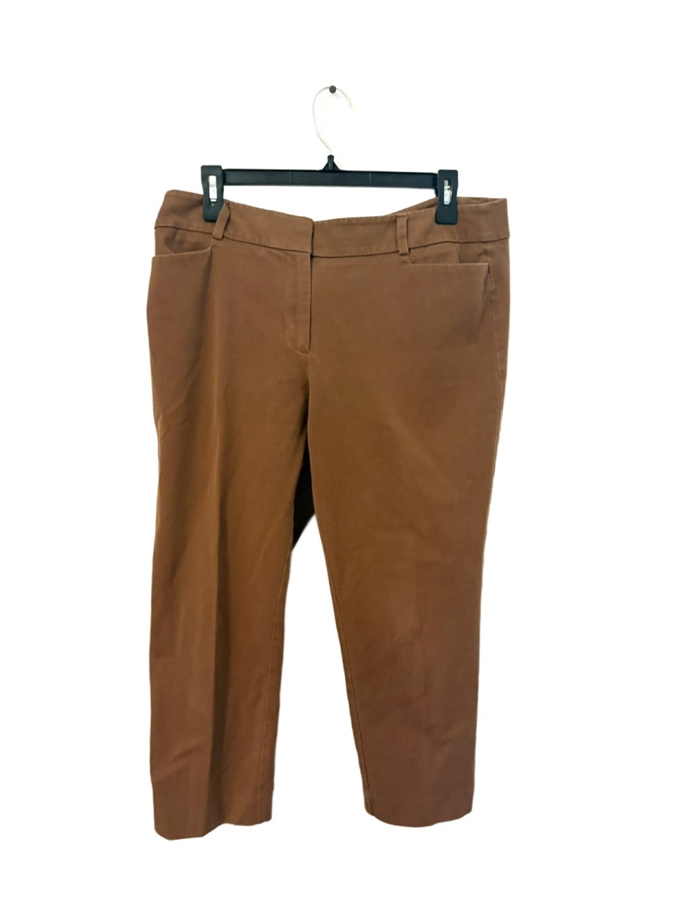 LOFT Brown Straight-Leg Pants